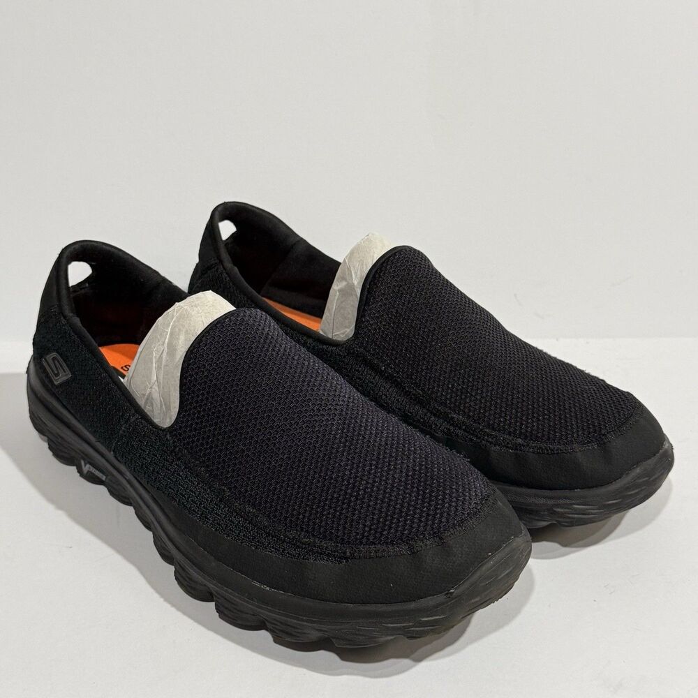Skechers GO WALK 2 Men's Black Slip On Sneakers Shoes Size 11 - Picture 16 of 16